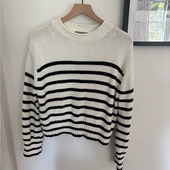 J Crew Heritage cotton Rollneck™ sweater in stripe - Picture 3 of 6